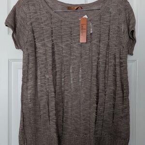 🔷Belldini Women's Brown Knit Top